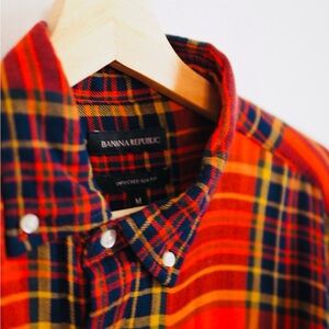 Banana Republic Red Flannel (Medium)